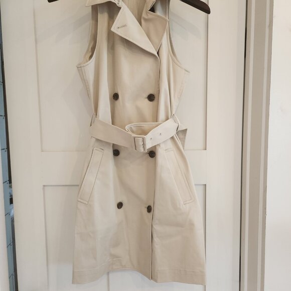 NWT Theory Trench Coat Dress size 4 - Picture 4 of 5